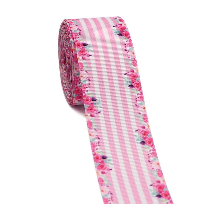 50 Yards 1.5'' 38MM Striped Flower Printed Ribbon For Hair Bows DIY Crafts Handmade Accessories Y2021030903
50 Yards 1.5'' 38MM Striped Flower Printed Ribbon For Hair Bows DIY Crafts Handmade Accessories Y2021030903