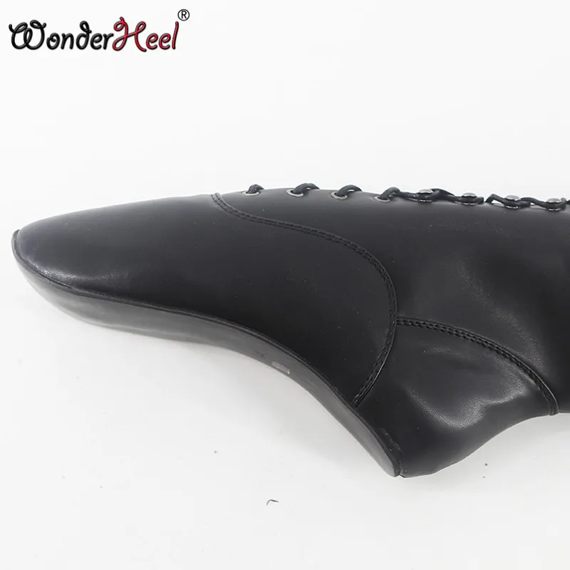 Хит продаж балетные сапоги до колена Wonderheel на очень высоком каблуке 18 см