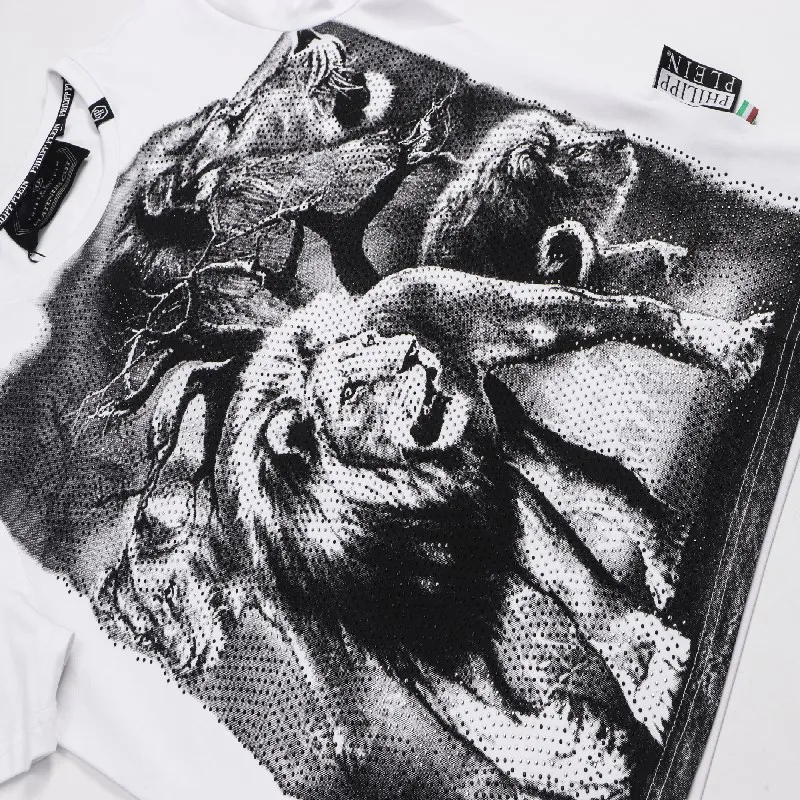 Men T-shirt Skull Short Sleeve 3D Printing Pure Cotton Round Neck AAA Top Plein T-shirt Men's Fashion Street Sports Short Sleeve
Men T-shirt Skull Short Sleeve 3D Printing Pure Cotton Round Neck AAA Top Plein T-shirt Men's Fashion Street Sports Short Sleeve