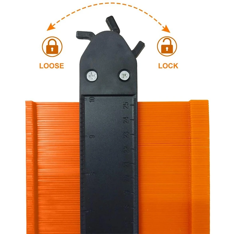 HOT-2 Pcs Widen Contour Gauge with Lock 5 Inch 10 Inch Contour Duplicator Tool Profile Gauge for Measuring
HOT-2 Pcs Widen Contour Gauge with Lock 5 Inch 10 Inch Contour Duplicator Tool Profile Gauge for Measuring