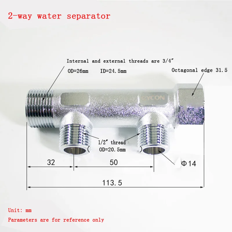 1/2 "латунный кран коллектора воды для Seperator Кран Аксессуары коллектор