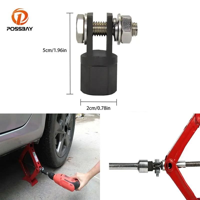 1/2 Inch Drive Scissor Jack Adaptor for Use with Impact Drills/Ratchet Wrench Tools Chrome Vanadium Labor Saving Hand Tool Steel
1/2 Inch Drive Scissor Jack Adaptor for Use with Impact Drills/Ratchet Wrench Tools Chrome Vanadium Labor Saving Hand Tool Steel