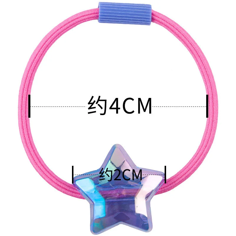2pcs/lot Colorful Pentagram Children's Hair Ornament Elastic Rubber Band Sweet Princess Girl Ponytail Headdress Accessories
2pcs/lot Colorful Pentagram Children's Hair Ornament Elastic Rubber Band Sweet Princess Girl Ponytail Headdress Accessories