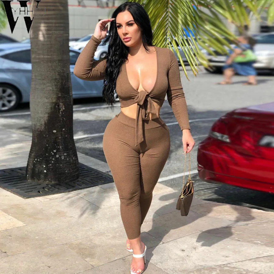 WYHHCJ 2020 пикантный осенне-зимний комплект из двух предметов с бантом, женский укороченный топ с V-образным вырезом и длинными рукавами и брюки,...
WYHHCJ 2020 пикантный осенне-зимний комплект из двух предметов с бантом, женский укороченный топ с V-образным вырезом и длинными рукавами и брюки,...