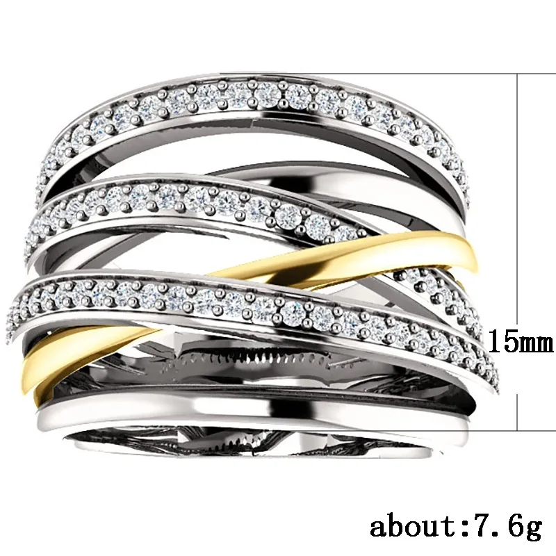 Luxury Female White Crystal Stone Ring Classic Gold Silver Color Wedding Rings For Women Trendy Cross Big Engagement Ring
Luxury Female White Crystal Stone Ring Classic Gold Silver Color Wedding Rings For Women Trendy Cross Big Engagement Ring