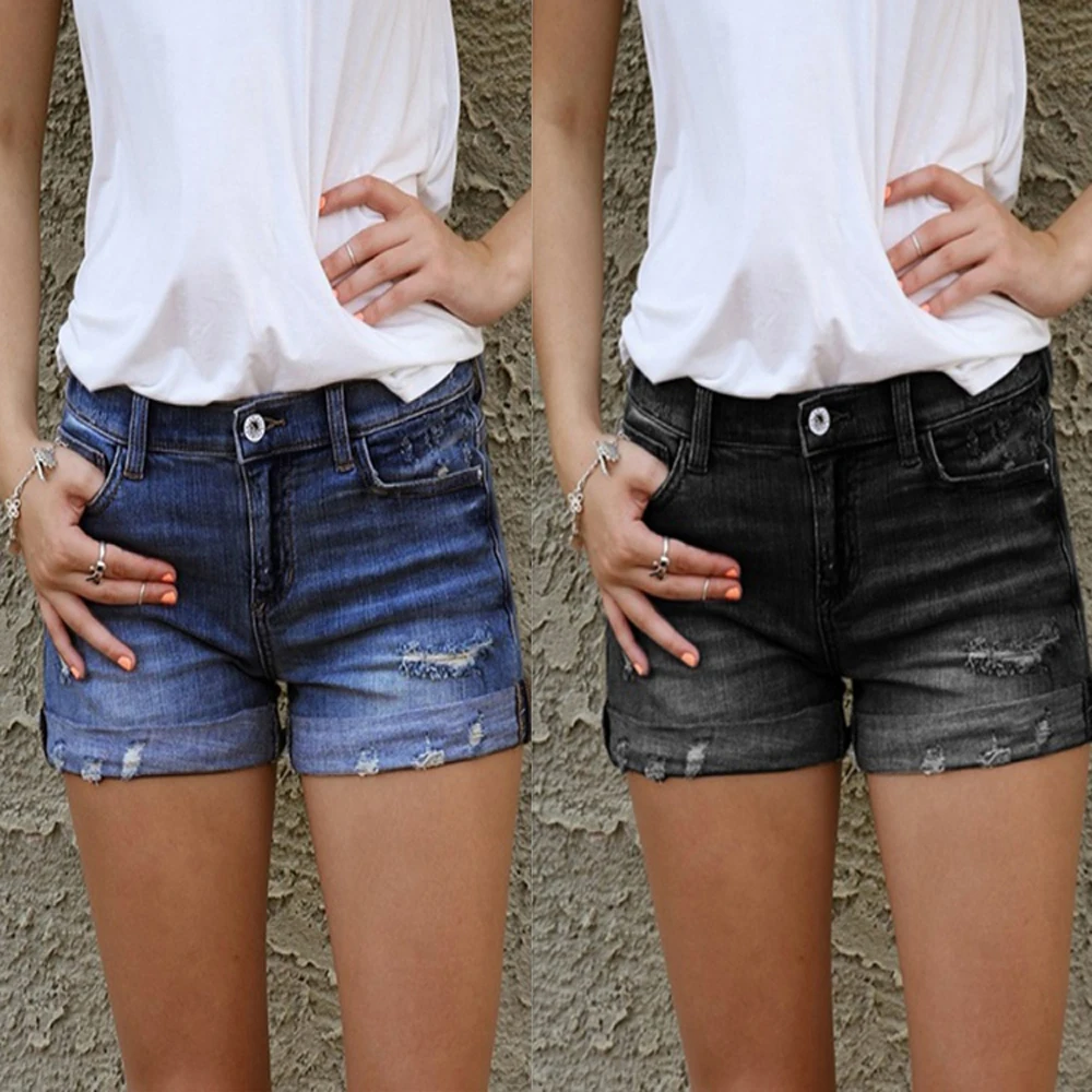 Prevalent Denim Shorts Ripped Pants Skinny Tight Sexy Women Hot Jean Ladies Causal High Street Fashion Spring And Summer
Prevalent Denim Shorts Ripped Pants Skinny Tight Sexy Women Hot Jean Ladies Causal High Street Fashion Spring And Summer