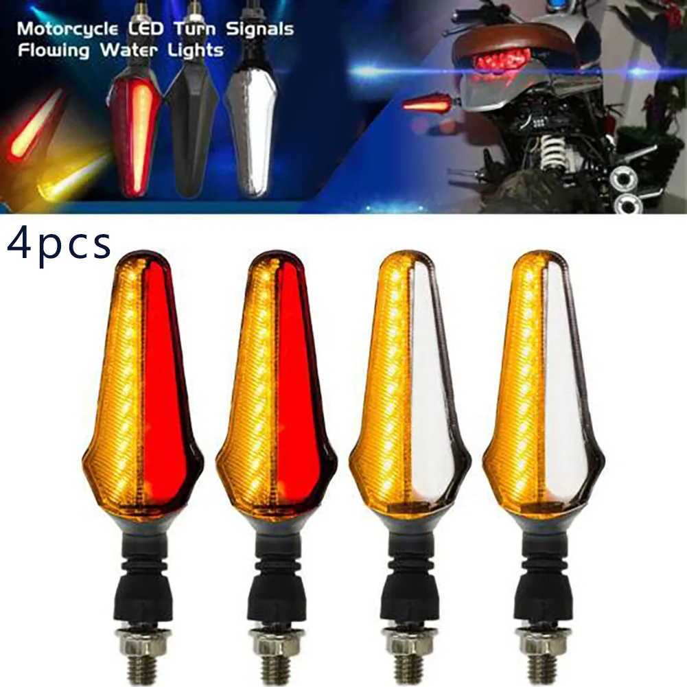4pcs Turn Signal Indicator ABS Plastic Amber Flowing Front/Rear Lights White
4pcs Turn Signal Indicator ABS Plastic Amber Flowing Front/Rear Lights White