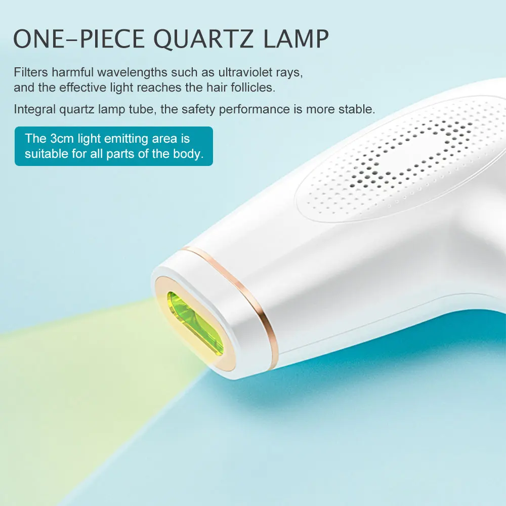 990000 Flash Permanent IPL Laser Epilator Painless Laser Hair Remover Machine Depilator for Women Men Bikini Body Photoepilator
990000 Flash Permanent IPL Laser Epilator Painless Laser Hair Remover Machine Depilator for Women Men Bikini Body Photoepilator