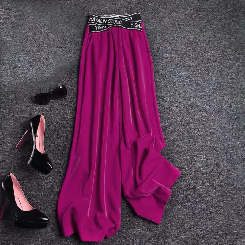 Wide Leg Pants Women's 2021 Spring and Summer Thin Pants Loose Drape Pants High Waist Western Casual Pants
Wide Leg Pants Women's 2021 Spring and Summer Thin Pants Loose Drape Pants High Waist Western Casual Pants