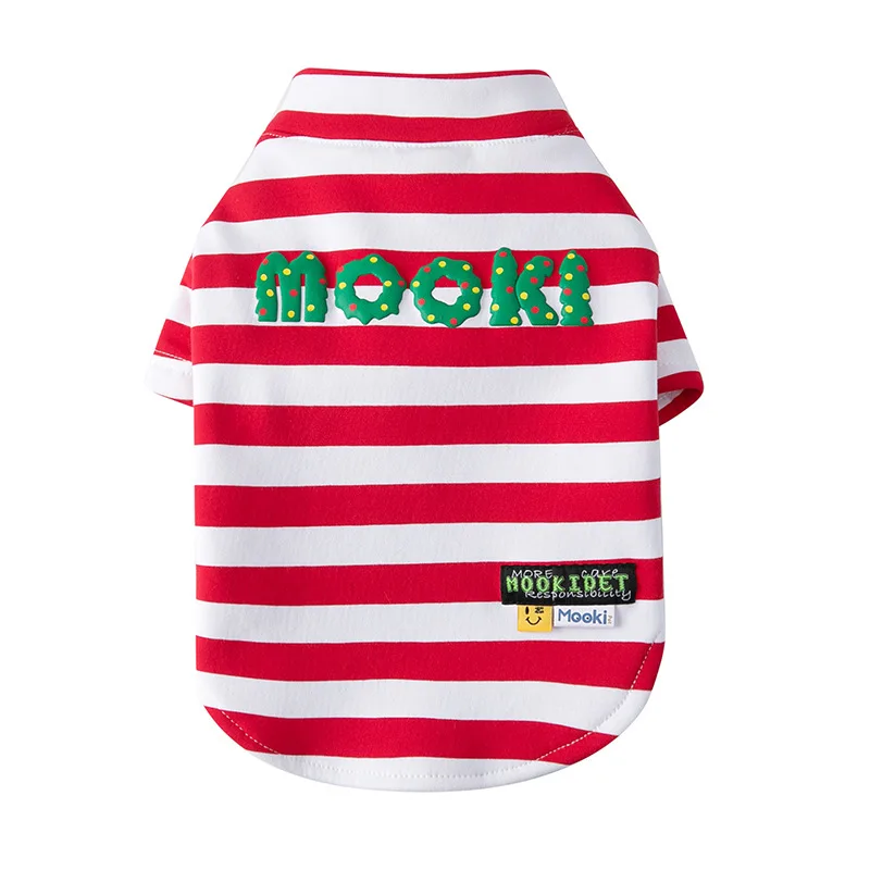 100% Cotton Dog Winter Fleece T-shirt Cat Christmas stripe Sweatshirt Chihuahua French Bulldog Winter Warm Clothing Pet Clothes
100% Cotton Dog Winter Fleece T-shirt Cat Christmas stripe Sweatshirt Chihuahua French Bulldog Winter Warm Clothing Pet Clothes