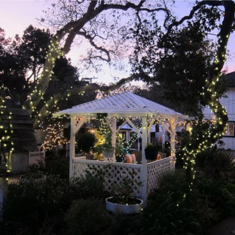 Вишневые светодиодные гирлянды 3 м теплая белая Гирлянда для свадьбы Рождества