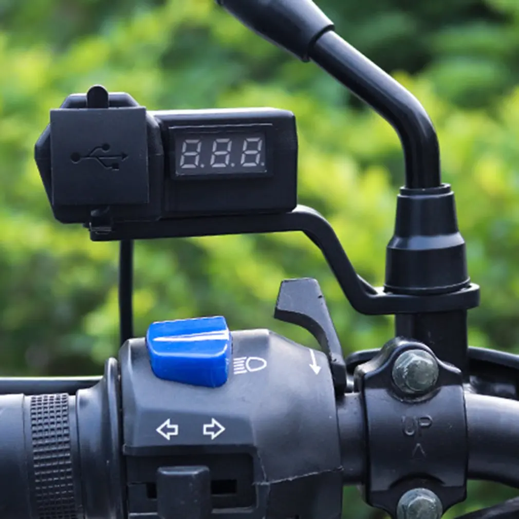 Motorcycle Multifunctional Dual USB Mobile Phone Charger Adapter with Voltmeter Waterproof Motorcycle Accessories
Motorcycle Multifunctional Dual USB Mobile Phone Charger Adapter with Voltmeter Waterproof Motorcycle Accessories