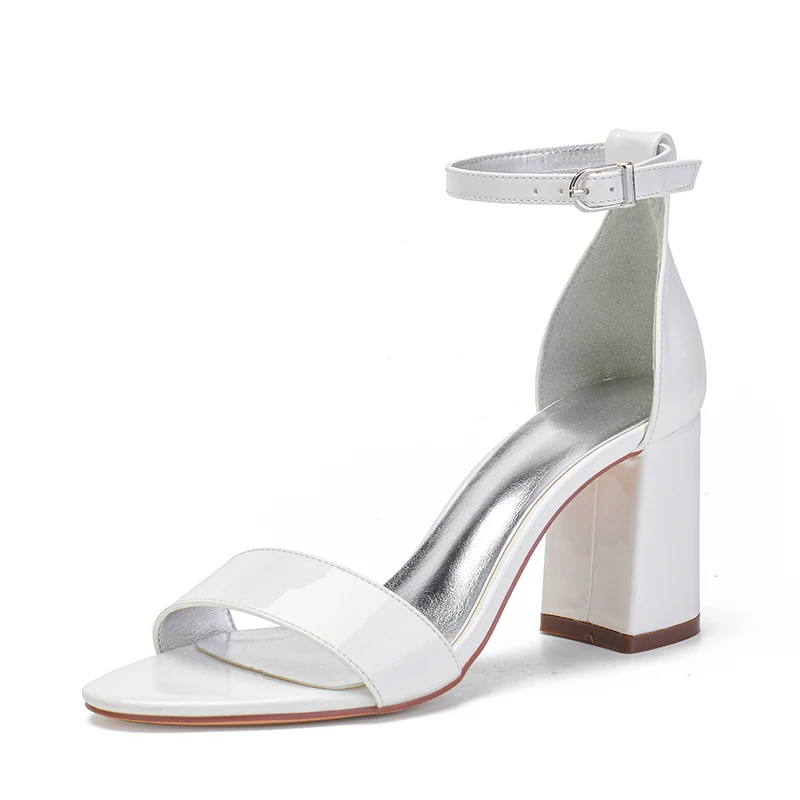 Women's Sandals Ankle Strap Bridal Wedding Shoes Comfy Pumps Chunky Sandals Ivory Ladies Hight Heel
Women's Sandals Ankle Strap Bridal Wedding Shoes Comfy Pumps Chunky Sandals Ivory Ladies Hight Heel