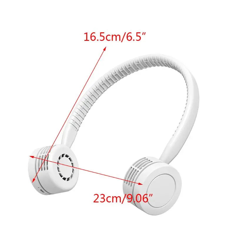 Portable Hanging Neck Fan Cooling Fan Low Noise Air Cooler 3 Speed Silent Fan
Portable Hanging Neck Fan Cooling Fan Low Noise Air Cooler 3 Speed Silent Fan