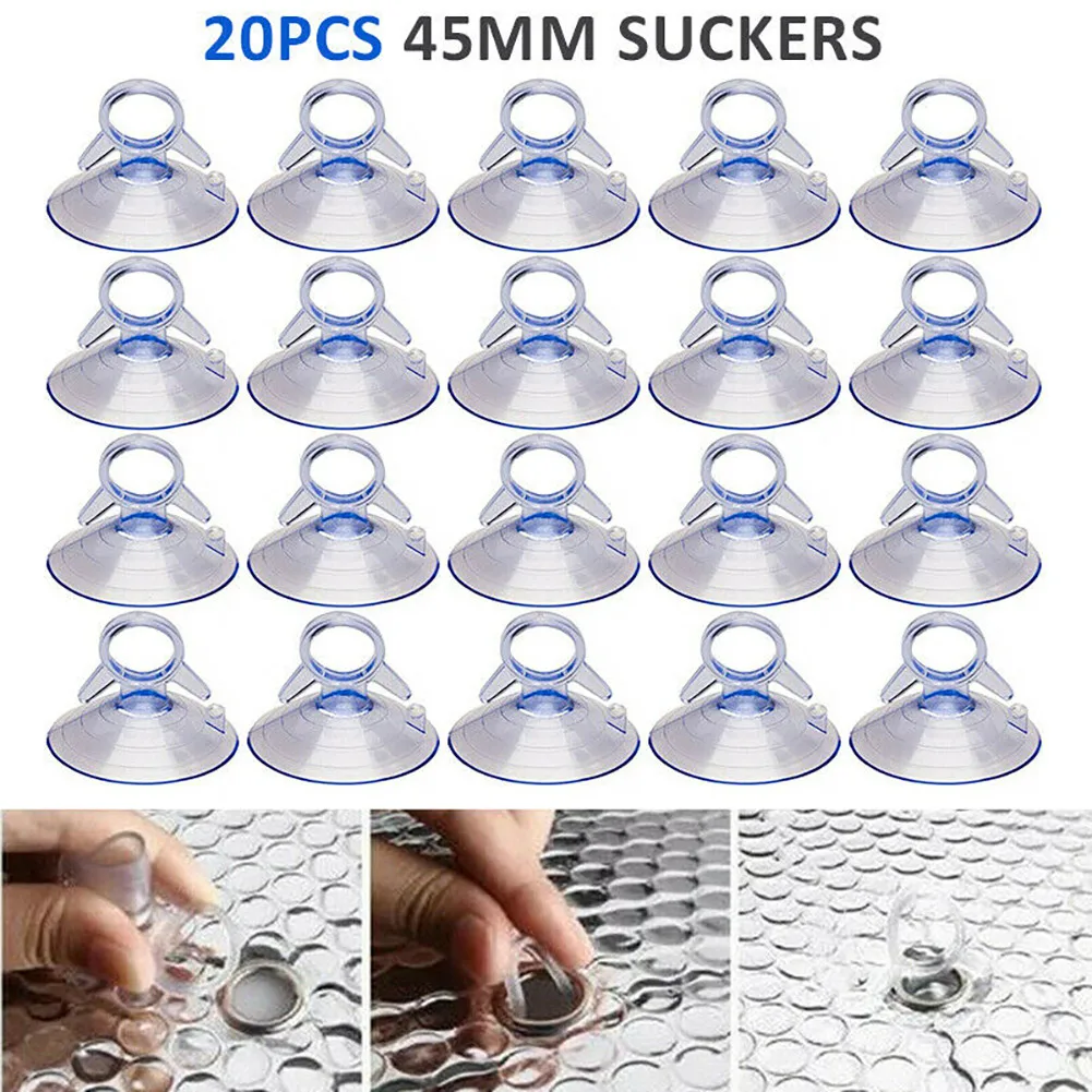 20Pcs 45MM Window Suckers Car Sunshade Suction PVC Cups Transparent Rubber Plastic Window Suckers Kitchen Bathroom Accessories
20Pcs 45MM Window Suckers Car Sunshade Suction PVC Cups Transparent Rubber Plastic Window Suckers Kitchen Bathroom Accessories