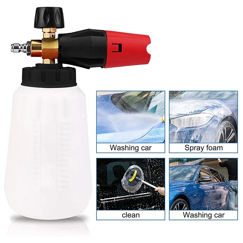 Adjustable Foam Bottled Snow Foam Pressure Washing Suitable for Car Washing High Pressure Washing Machine Accessories
Adjustable Foam Bottled Snow Foam Pressure Washing Suitable for Car Washing High Pressure Washing Machine Accessories