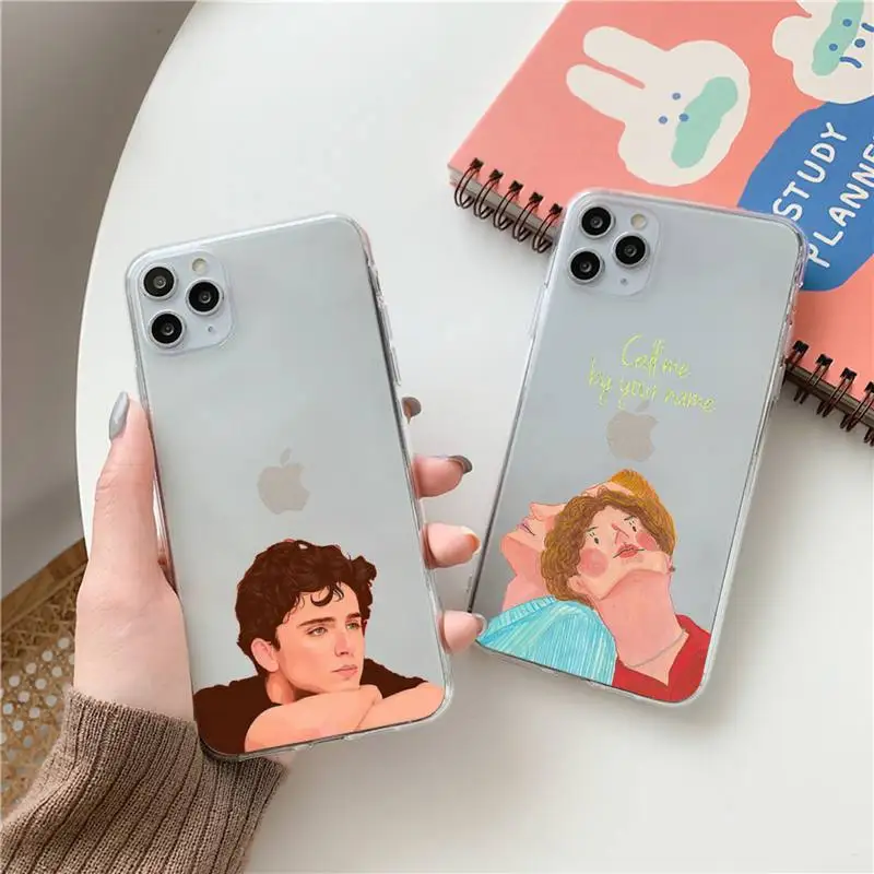 Call Me by Your Name Phone Case Transparent for Clear iPhone case 11 12 mini pro XS MAX 8 7 6 6S Plus X 5S SE 2020 XR
Call Me by Your Name Phone Case Transparent for Clear iPhone case 11 12 mini pro XS MAX 8 7 6 6S Plus X 5S SE 2020 XR