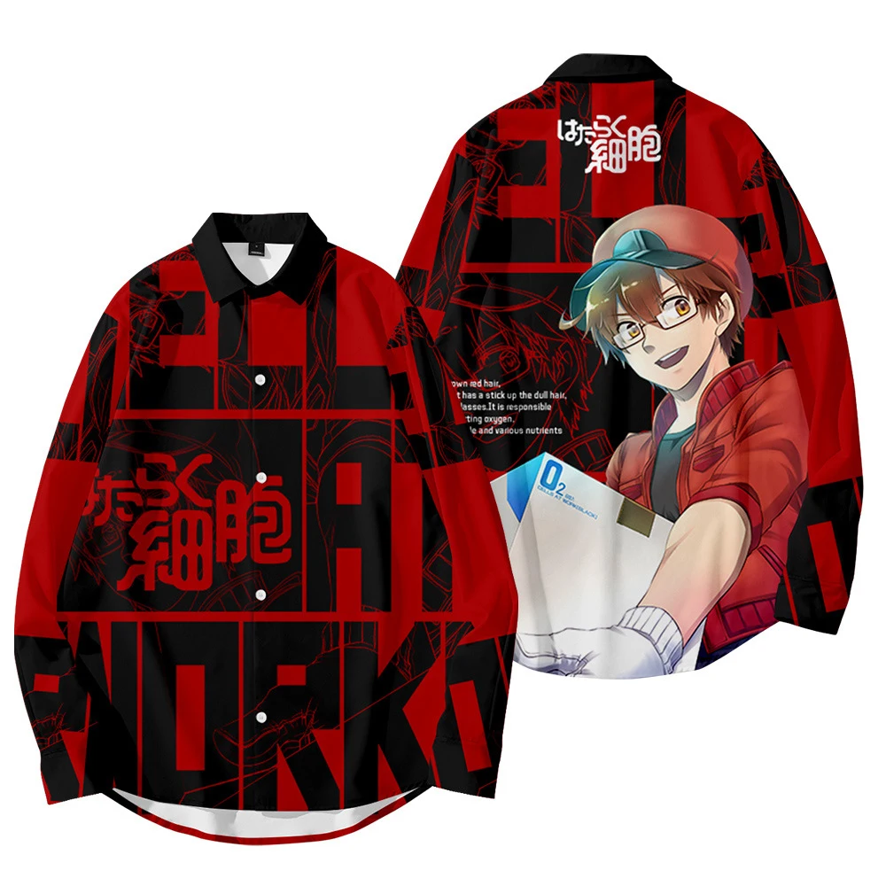 Cells at Work! Code Black Cosplay T-shirt Role Hakkekkyuu U-1196 Sekkekkyuu AA2153 Single Breasted Tops Shirt 3D Print
Cells at Work! Code Black Cosplay T-shirt Role Hakkekkyuu U-1196 Sekkekkyuu AA2153 Single Breasted Tops Shirt 3D Print