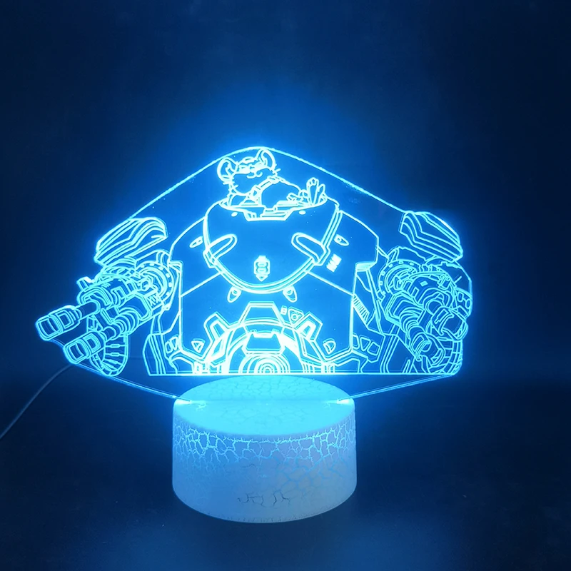 Game Overwatch Hero Wrecking Ball 3D Lamp Lovely Gift for Teenager for Room Decorative Hologram Usb Led Night Light Lamp
Game Overwatch Hero Wrecking Ball 3D Lamp Lovely Gift for Teenager for Room Decorative Hologram Usb Led Night Light Lamp