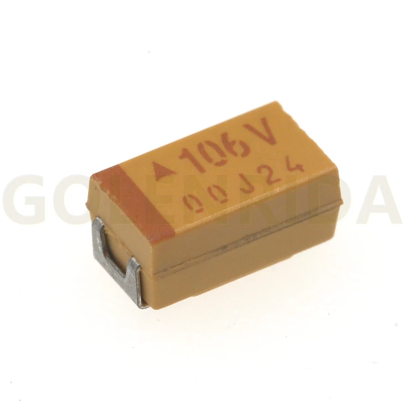 100PCS Tantalum Capacitor Type C 226 686 106 337 227 476 107 10UF 22UF 47UF 68UF 100UF 220UF 330UF 4V 6.3V 10V 16V 25V 35V C6032
100PCS Tantalum Capacitor Type C 226 686 106 337 227 476 107 10UF 22UF 47UF 68UF 100UF 220UF 330UF 4V 6.3V 10V 16V 25V 35V C6032