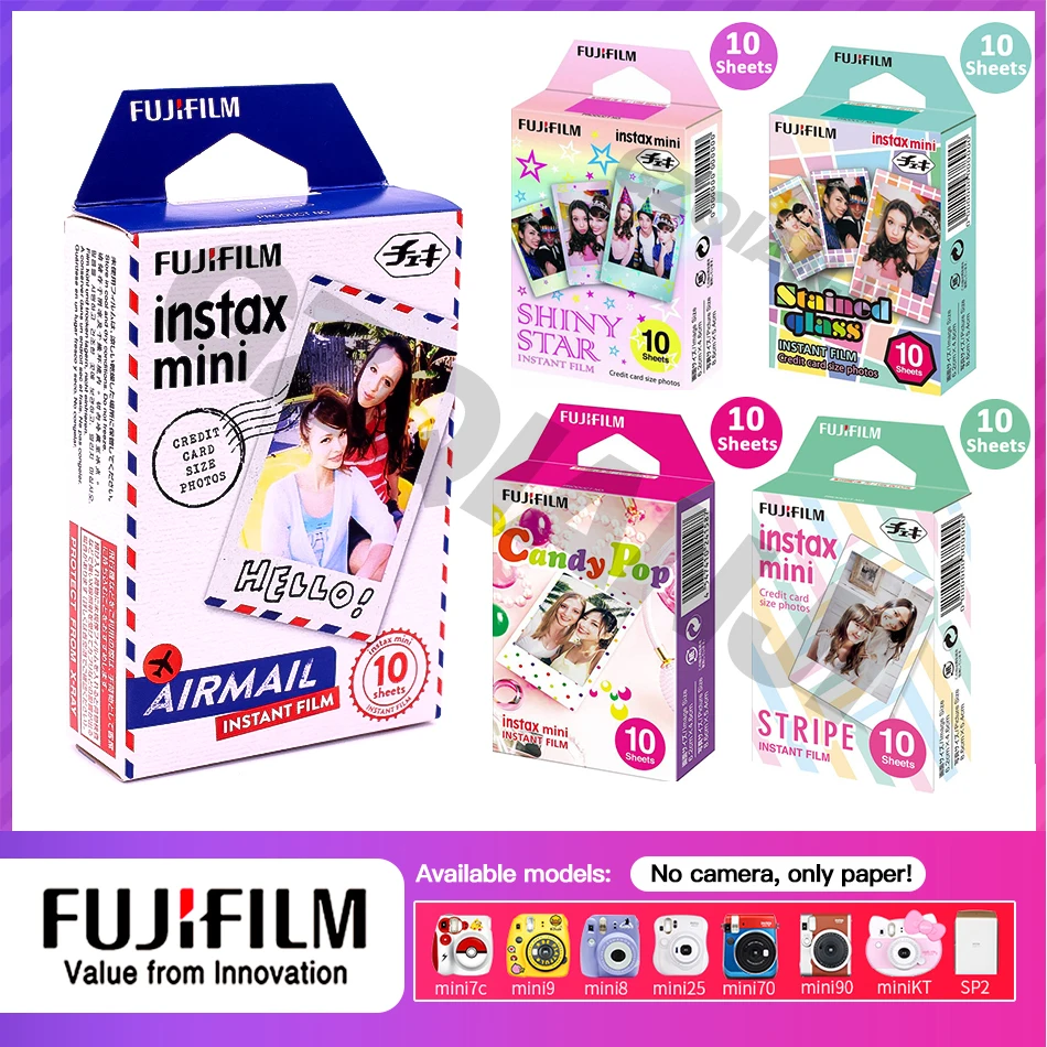 Фотобумага Fuji Fujifilm instax mini 9 8 10 листов фотобумага с цветными краями для мгновенной