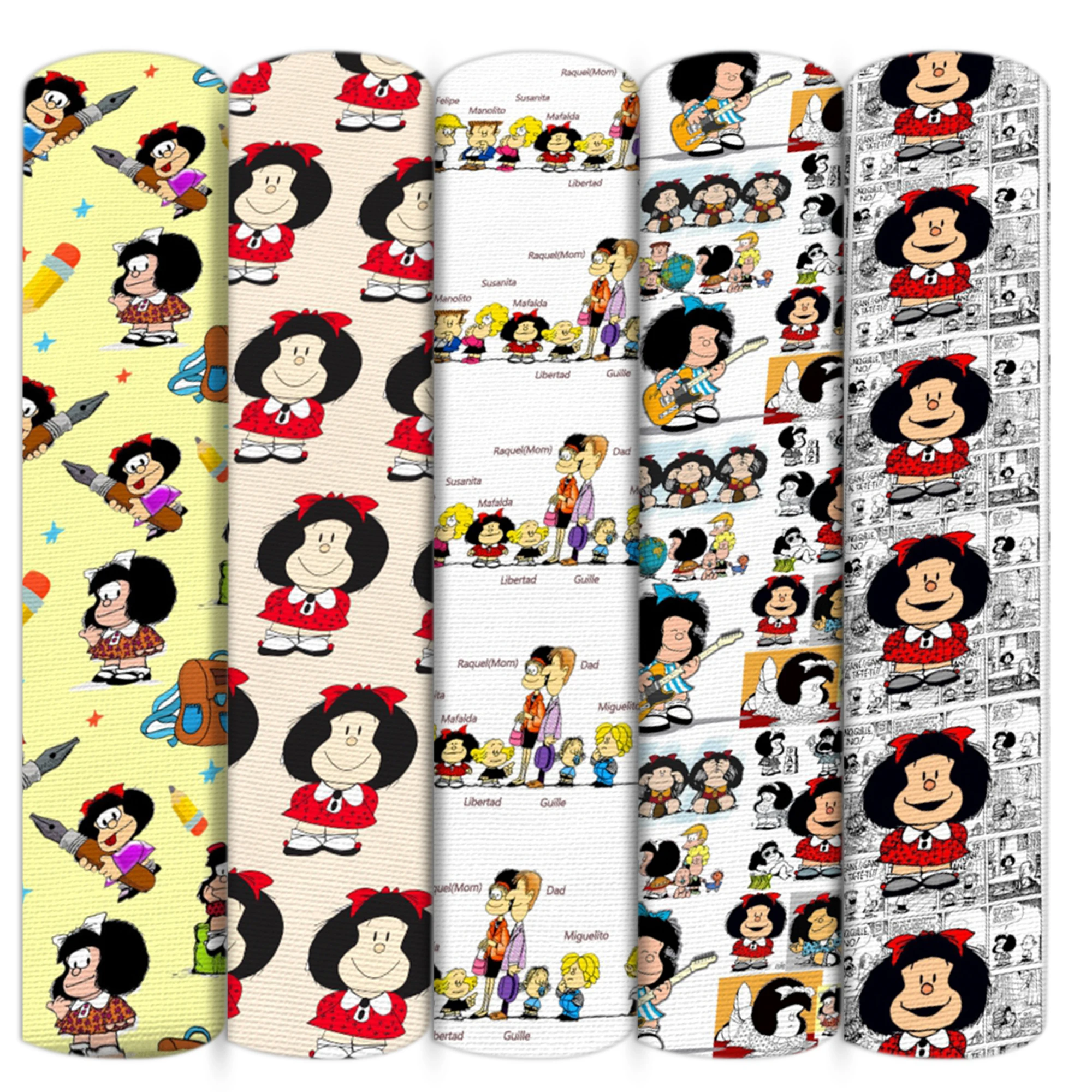 

David accessories 50*145CM Girl Cartoons pattern Polyester cotton Fabric For Sewing Dress Cloth Making DIY Cushion Cover,c13980
