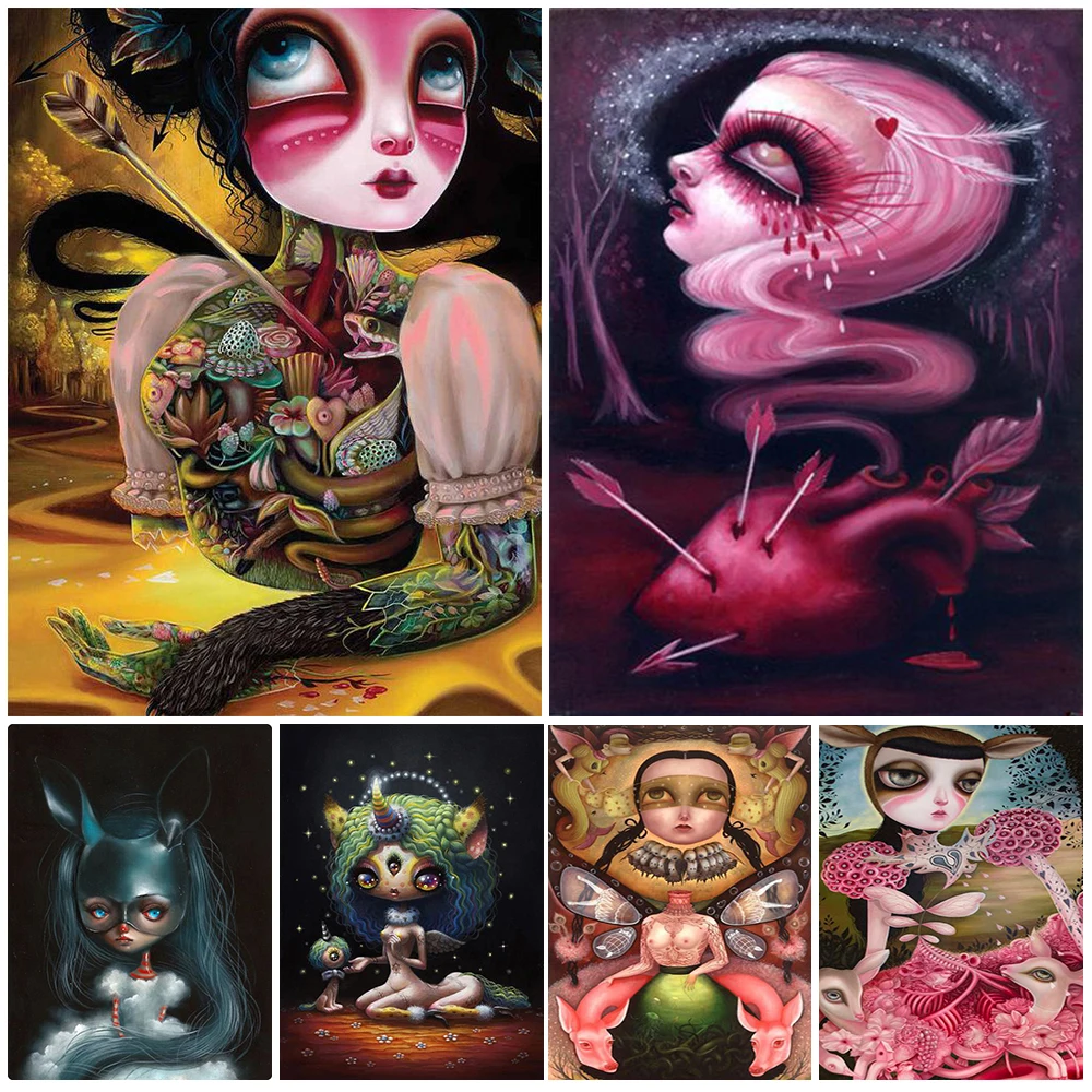 Scary Little Girl Art Poster Abstract Ghost Wall Art Canvas Painting Decor Posters and Prints Wall Pictures For Living Room
Scary Little Girl Art Poster Abstract Ghost Wall Art Canvas Painting Decor Posters and Prints Wall Pictures For Living Room