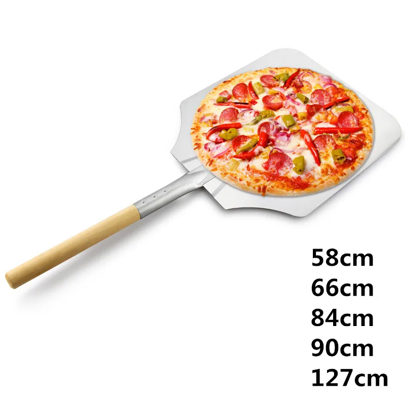 56 58 66 см Алюминиевая Лопата для пиццы с деревянной ручкой Pala инструменты выпечки