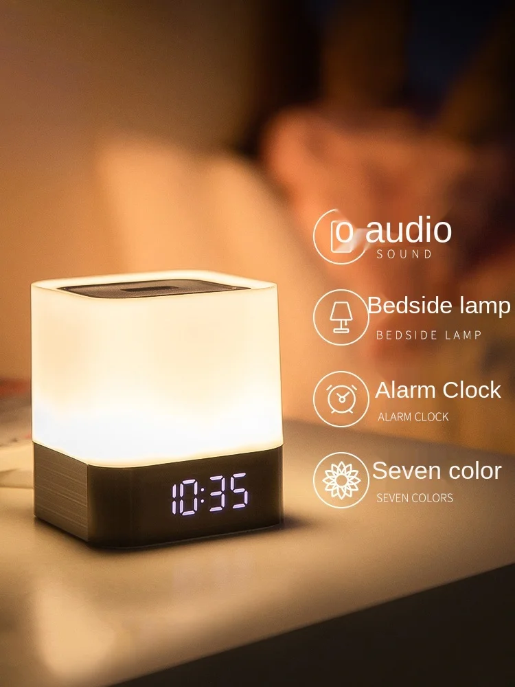 Умный Ночной светильник с Bluetooth и зарядкой, прикроватная и креативная настольная лампа в стиле знаменитостей для сна, для спальни
Умный Ночной светильник с Bluetooth и зарядкой, прикроватная и креативная настольная лампа в стиле знаменитостей для сна, для спальни