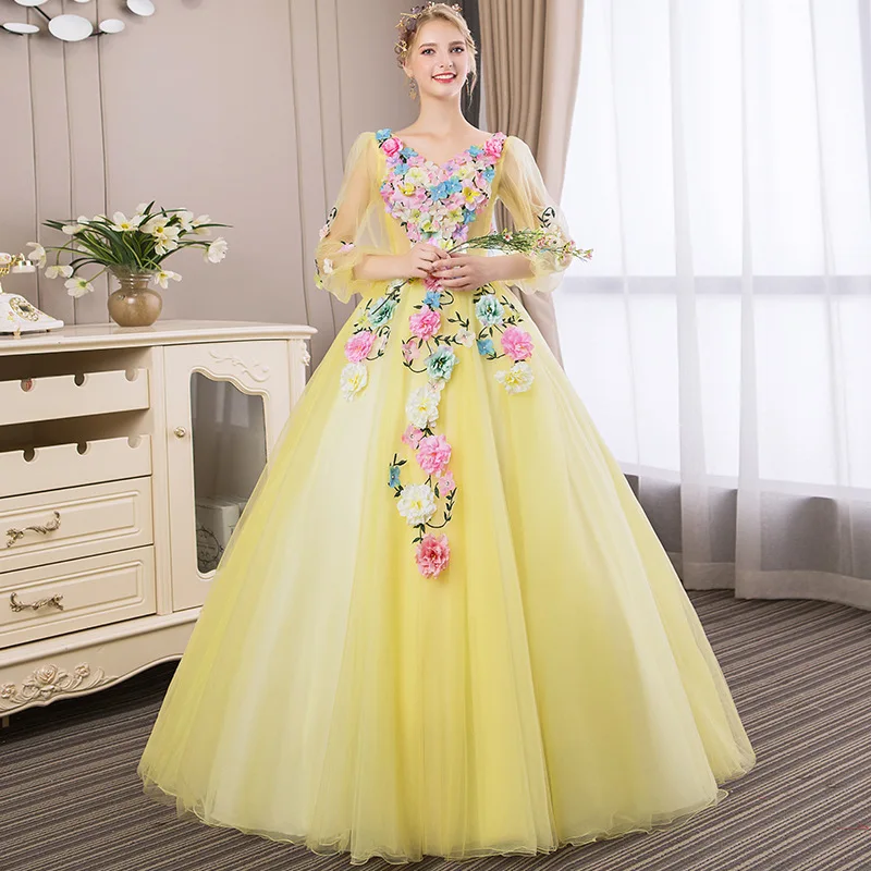 3/4 Puffy Sleeve Yellow Quinceanera Dresses Applique Lace Sweet 16 Dress Vestidos De Quinseanera 2020 Puffy Dresses For Prom
3/4 Puffy Sleeve Yellow Quinceanera Dresses Applique Lace Sweet 16 Dress Vestidos De Quinseanera 2020 Puffy Dresses For Prom