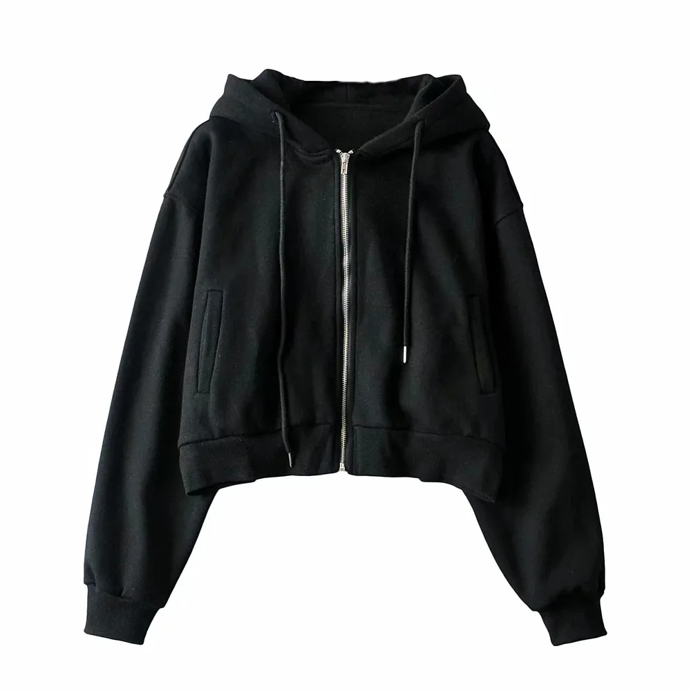 Fashion Women's Winter Fleece Hoodies Oversized Short Style Hooded Sweatshirt Girls Zip-up Hoodie Cotton Tops Hip Hop Streetwear
Fashion Women's Winter Fleece Hoodies Oversized Short Style Hooded Sweatshirt Girls Zip-up Hoodie Cotton Tops Hip Hop Streetwear