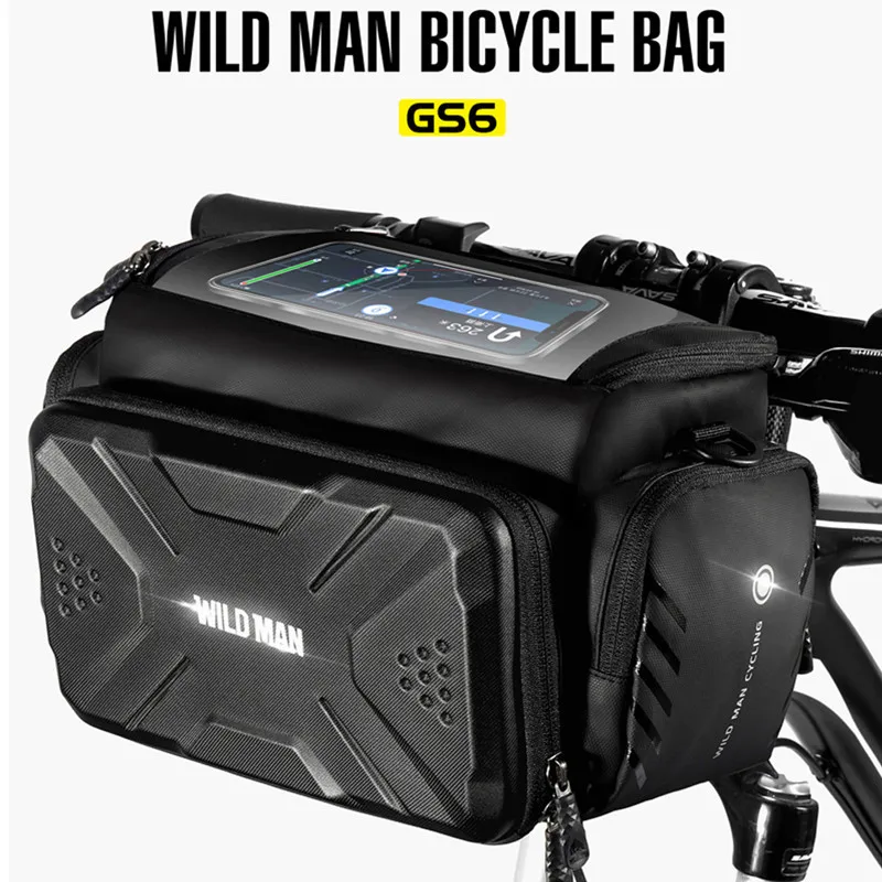 4L Waterproof Bicycle Front Tube Frame Bag EVA Hard Shell Electric Scooter Head Bag Portable Touch Screen Mountain Bike Bag
4L Waterproof Bicycle Front Tube Frame Bag EVA Hard Shell Electric Scooter Head Bag Portable Touch Screen Mountain Bike Bag