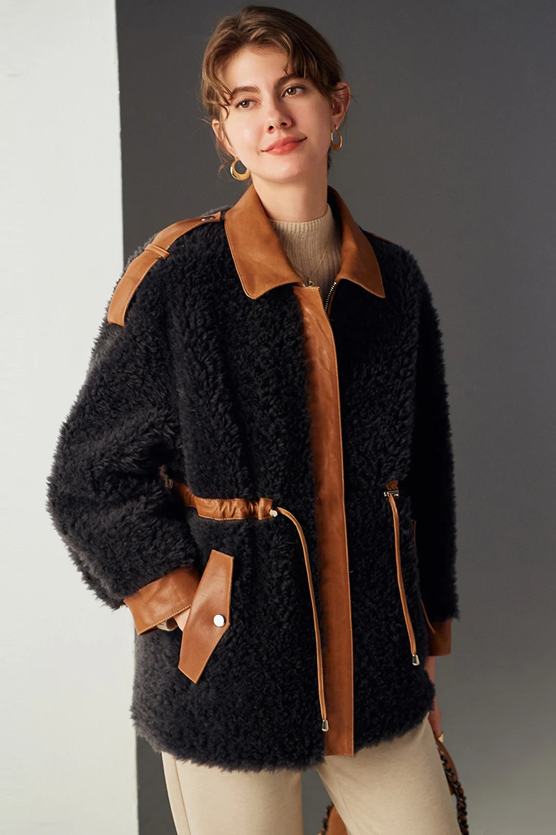 Thick Coats and Warm Jackets Natural Fur Wide-waisted Turn-down Collar Women Winter Coat Wool 2021
Thick Coats and Warm Jackets Natural Fur Wide-waisted Turn-down Collar Women Winter Coat Wool 2021