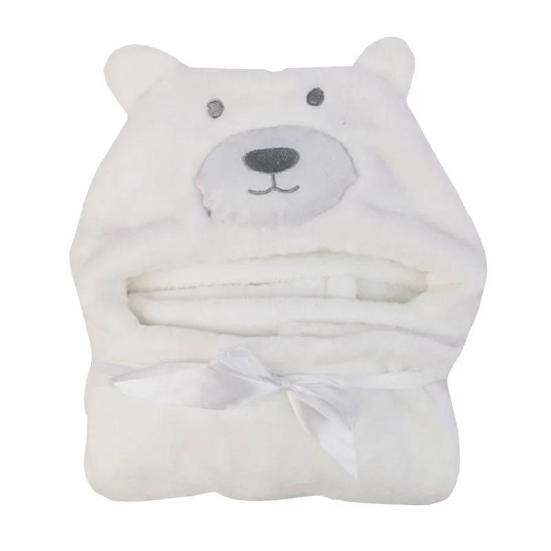 Банный детский банный халат с капюшоном в форме медведя мягкое детское полотенце