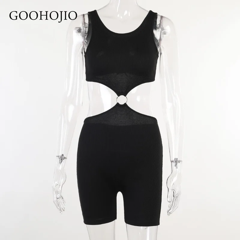 GOOHOJIO 2021 Spring Autumn New Sexy Skinny Rompers Womens Backless Jumpsuit Ladies Sleeveless High Waist One Piece Suit Women 
GOOHOJIO 2021 Spring Autumn New Sexy Skinny Rompers Womens Backless Jumpsuit Ladies Sleeveless High Waist One Piece Suit Women