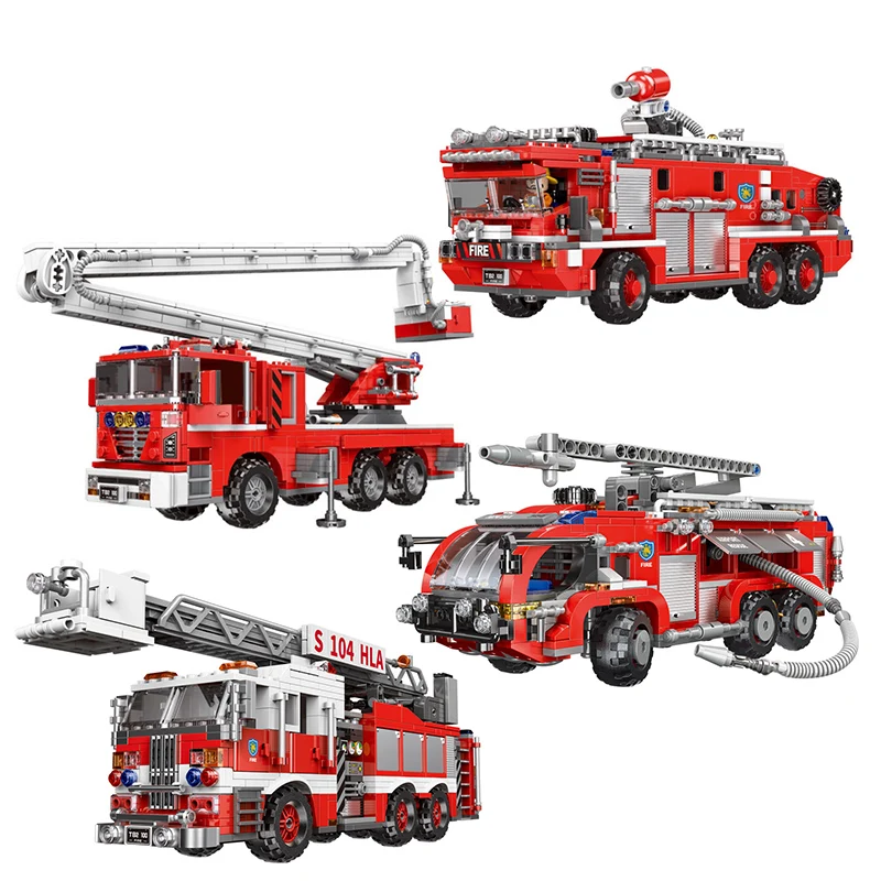 700pcs+ City Fire Car Station Model Truck Building Blocks Ladder Compatible Construction Firefighter Man Truck Bricks Toys
700pcs+ City Fire Car Station Model Truck Building Blocks Ladder Compatible Construction Firefighter Man Truck Bricks Toys