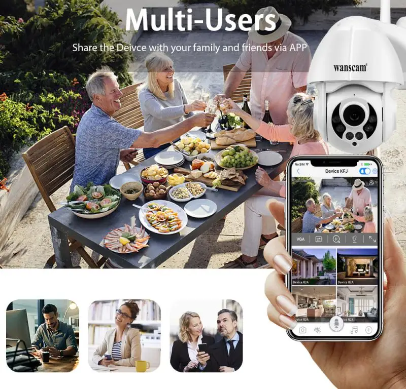 200W WiFi IP Camera Outdoor Motion Security Wireless CCTV Camera Auto-Tracking PTZ 4X Zoom 2-way Audio P2P Security CCTV Camera 
200W WiFi IP Camera Outdoor Motion Security Wireless CCTV Camera Auto-Tracking PTZ 4X Zoom 2-way Audio P2P Security CCTV Camera