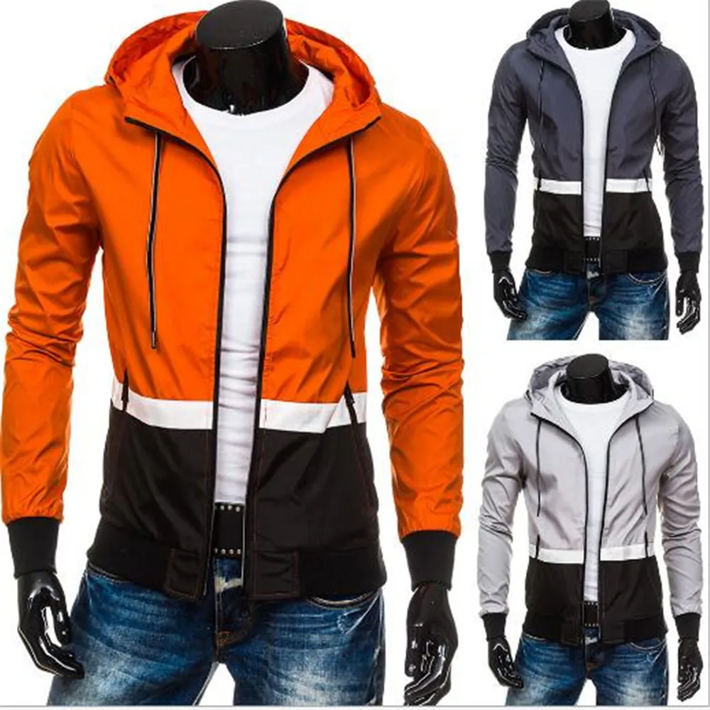 2020 European and American spring and autumn men's color matching casual hooded jacket outdoor mountaineering jackets coat
2020 European and American spring and autumn men's color matching casual hooded jacket outdoor mountaineering jackets coat