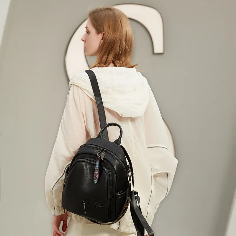 Летняя Новинка, женский кожаный рюкзак, первый слой кожи, модный большой емкостный многофункциональный с одним плечом
Летняя Новинка, женский кожаный рюкзак, первый слой кожи, модный большой емкостный многофункциональный с одним плечом