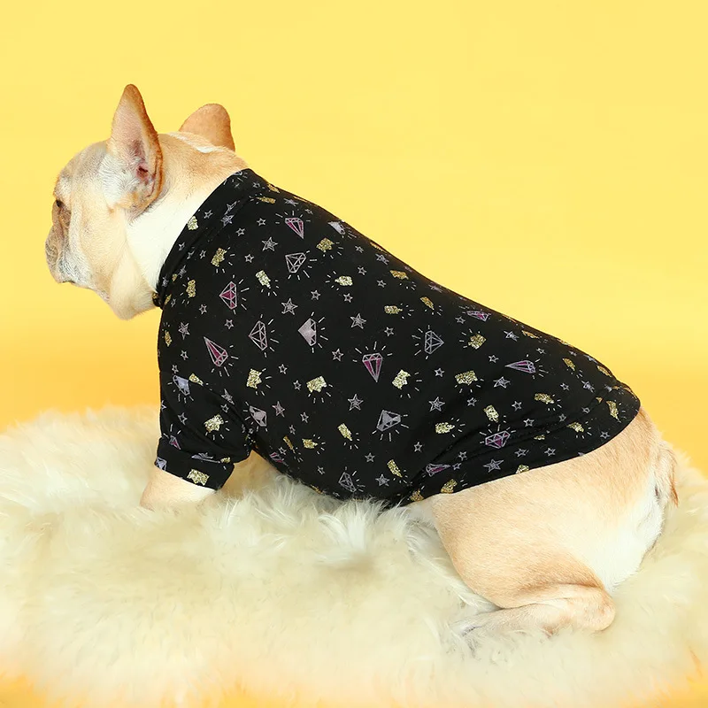 Pet Clothes Dog Clothes Corgi Bulldog Teddy T-shirt Cartoon Print Dog T-shirt Clothes for Dog
Pet Clothes Dog Clothes Corgi Bulldog Teddy T-shirt Cartoon Print Dog T-shirt Clothes for Dog
