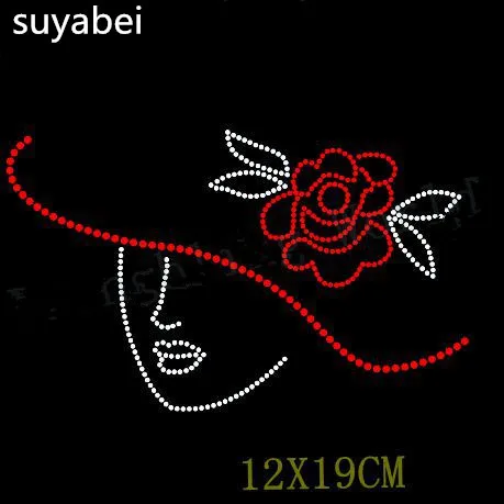 2pcs/lot Rose hat girl appliques design stone hot fix rhinestone motif iron on crystal transfer patches for shirt
2pcs/lot Rose hat girl appliques design stone hot fix rhinestone motif iron on crystal transfer patches for shirt