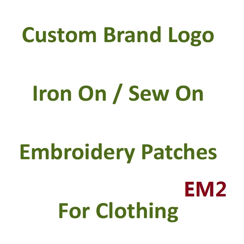 Iron On Transfers For Clothing Custom Brand Logo Sew Embroidered Patch Customizable Badges On Backpack DIY Ironing Applications
Iron On Transfers For Clothing Custom Brand Logo Sew Embroidered Patch Customizable Badges On Backpack DIY Ironing Applications