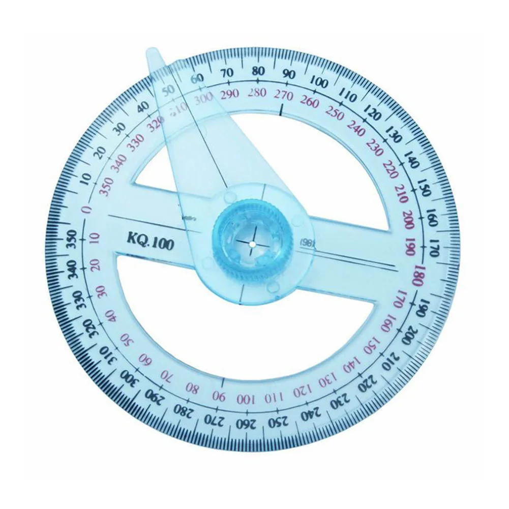 All Circular 10cm Plastic 360 Degree Pointer Protractor Ruler Angle Finder Swing Arm For Home Supplies Tool Color Random
All Circular 10cm Plastic 360 Degree Pointer Protractor Ruler Angle Finder Swing Arm For Home Supplies Tool Color Random