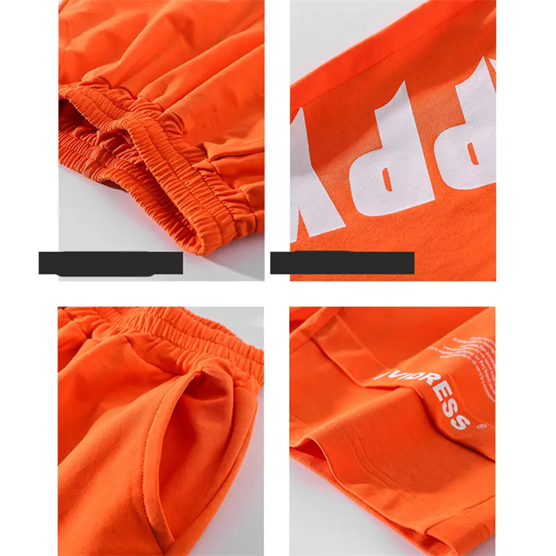 New Arrival Teen Boys Summer Grey Orange Color Shorts Children Letter Print Shorts for Kids Short Pants 4-13Years High Quality
New Arrival Teen Boys Summer Grey Orange Color Shorts Children Letter Print Shorts for Kids Short Pants 4-13Years High Quality
