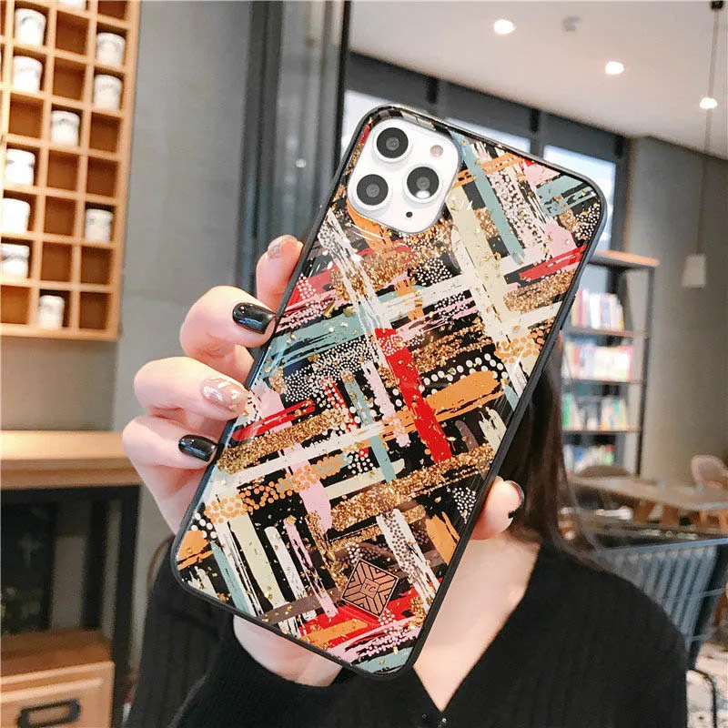 Glitter Gold Foil Phone Case For Funda Iphone 11 Pro Max Case Iphone 12 Pro Mini XS XR X 7 8 6 6S Plus SE2 Soft Epoxy Back Cover
Glitter Gold Foil Phone Case For Funda Iphone 11 Pro Max Case Iphone 12 Pro Mini XS XR X 7 8 6 6S Plus SE2 Soft Epoxy Back Cover