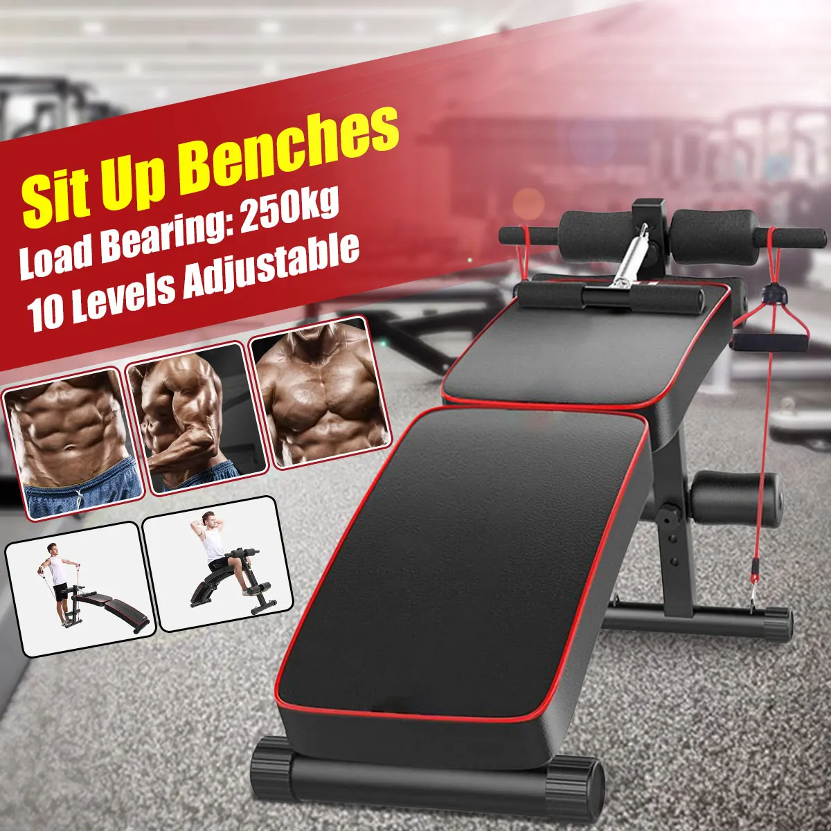 Foldable Home Gym Sit Up Benches Adjustable Multifunction Abdominal Muscle Training Crunch Board Fitness Equipment Exerciser
Foldable Home Gym Sit Up Benches Adjustable Multifunction Abdominal Muscle Training Crunch Board Fitness Equipment Exerciser
