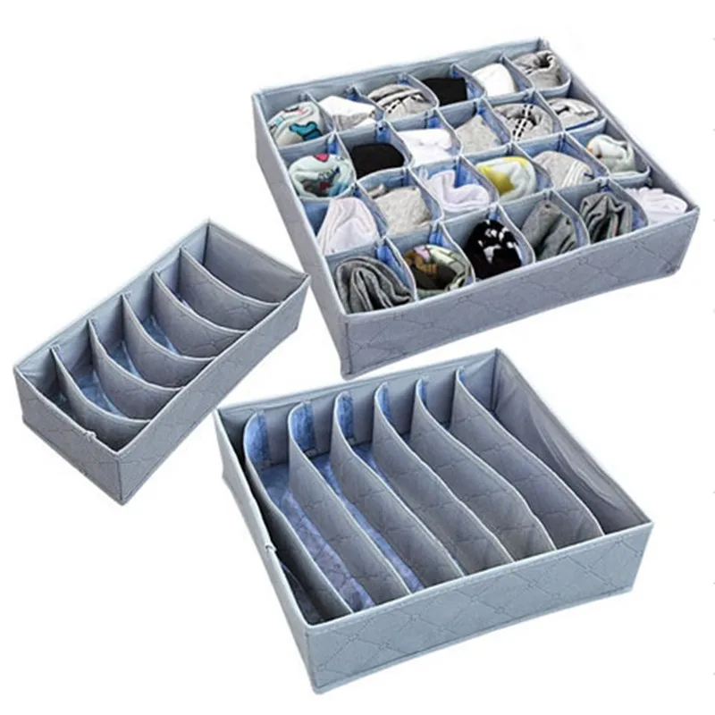 New 3pcs/set Foldable Drawer Organizers Storage Box Case For Bra Ties Underwear Socks Scarf Drawer Organizers
New 3pcs/set Foldable Drawer Organizers Storage Box Case For Bra Ties Underwear Socks Scarf Drawer Organizers