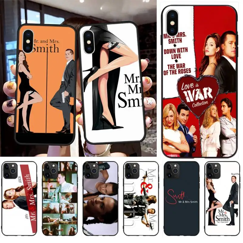 Телефонный чехол Mr. & Mrs. Smith для iPhone 11 pro XS MAX 8 7 6 6S Plus X 5S SE 2020 XR | Мобильные телефоны