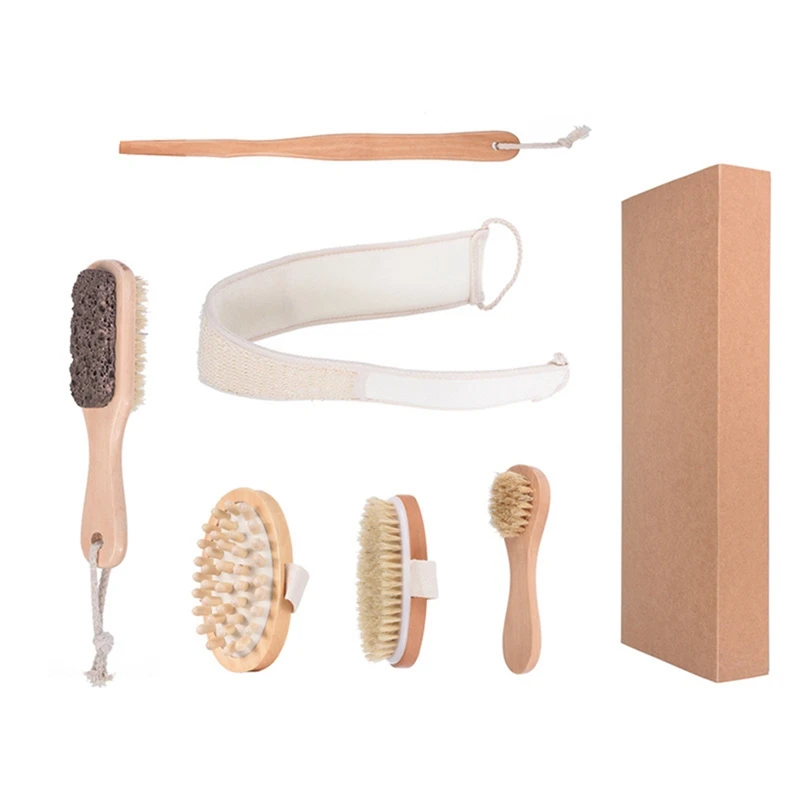 Facial Cleansing Brush Premium Dry Brush Body Brush Set 5 Pieces For Lymphatic Drainage And Cellulite Treatment
Facial Cleansing Brush Premium Dry Brush Body Brush Set 5 Pieces For Lymphatic Drainage And Cellulite Treatment
