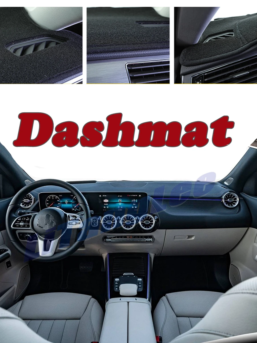 Car DashMat Cover Sun Protection Carpet Anti Slide Pad For Mercedes Benz MB GLA H247 2020 2021 Insulated Dash Mat | Автомобили и